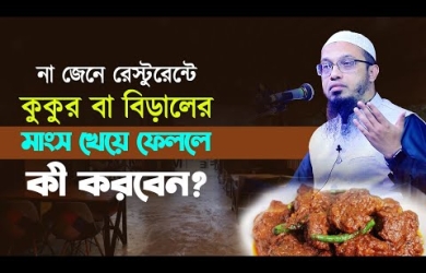 না জেনে রেস্টুরেন্টে কুকুর বা বিড়ালের মাংস খেয়ে ফেললে কী করবেন?