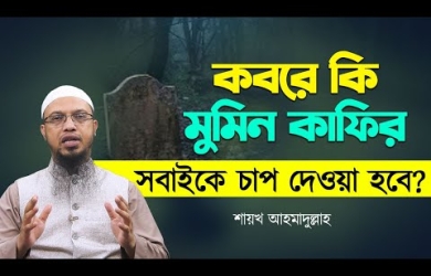 কবরে কি মুমিন কাফির সবাইকে চাপ দেওয়া হবে?