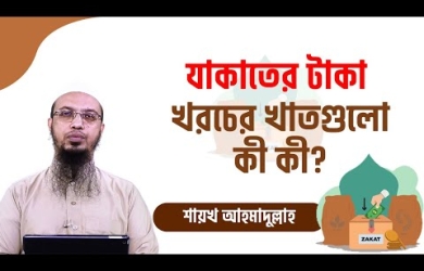 যাকাতের টাকা খরচের খাতসমূহ