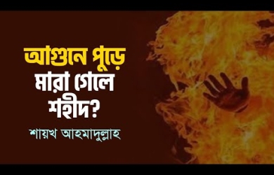 অগ্নিকাণ্ডে নিহত ব্যক্তি কি আল্লাহর রাস্তায় মৃত ব্যক্তির মতো শহীদ?