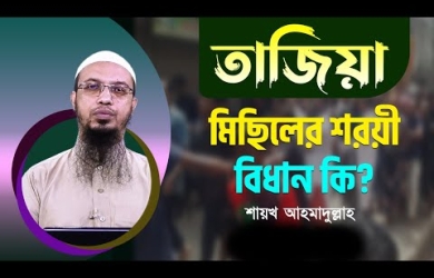 তাজিয়া মিছিলের শরয়ী বিধান