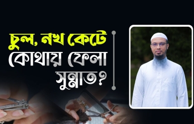 চুল, নখ কেটে টয়লেটে বা ময়লার ঝুড়িতে ফেলা যাবে কি?